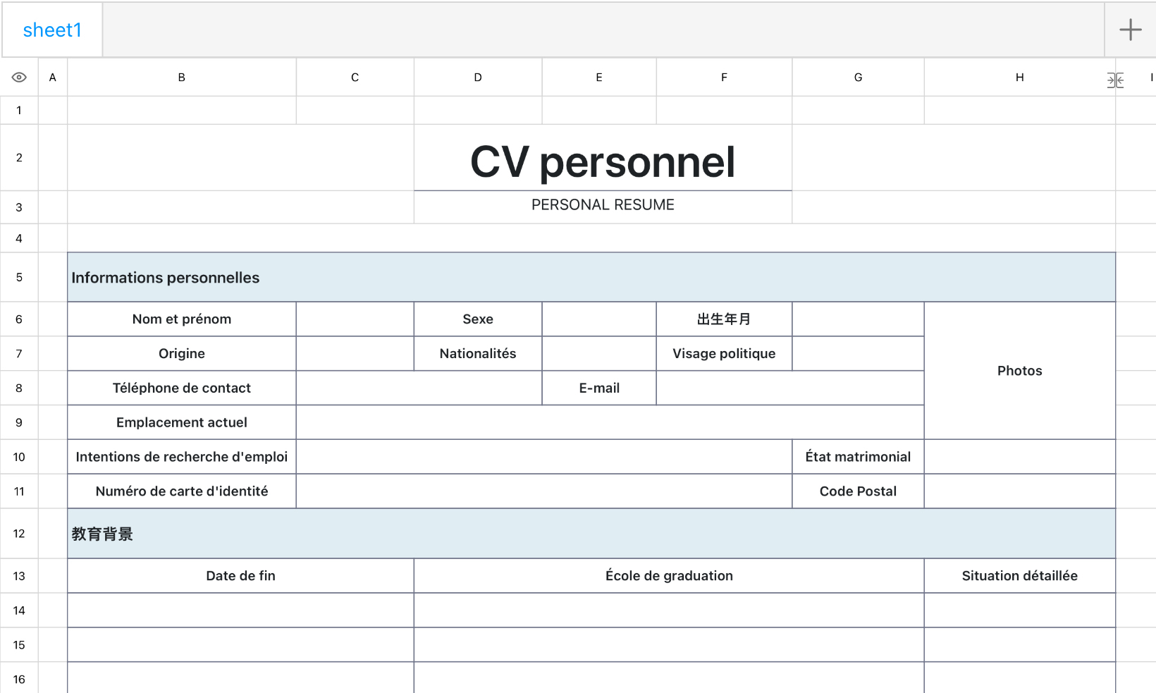 CV personnel 6